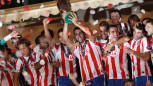 Foto: Madrides ''Atletico" izcīna UEFA Superkausu