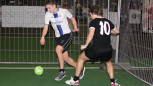 Foto: 1. aprīļa "Ghetto Basket Winter Edition" ielu futbols